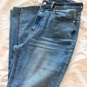 Oat New York Light Blue Straight Leg Jeans